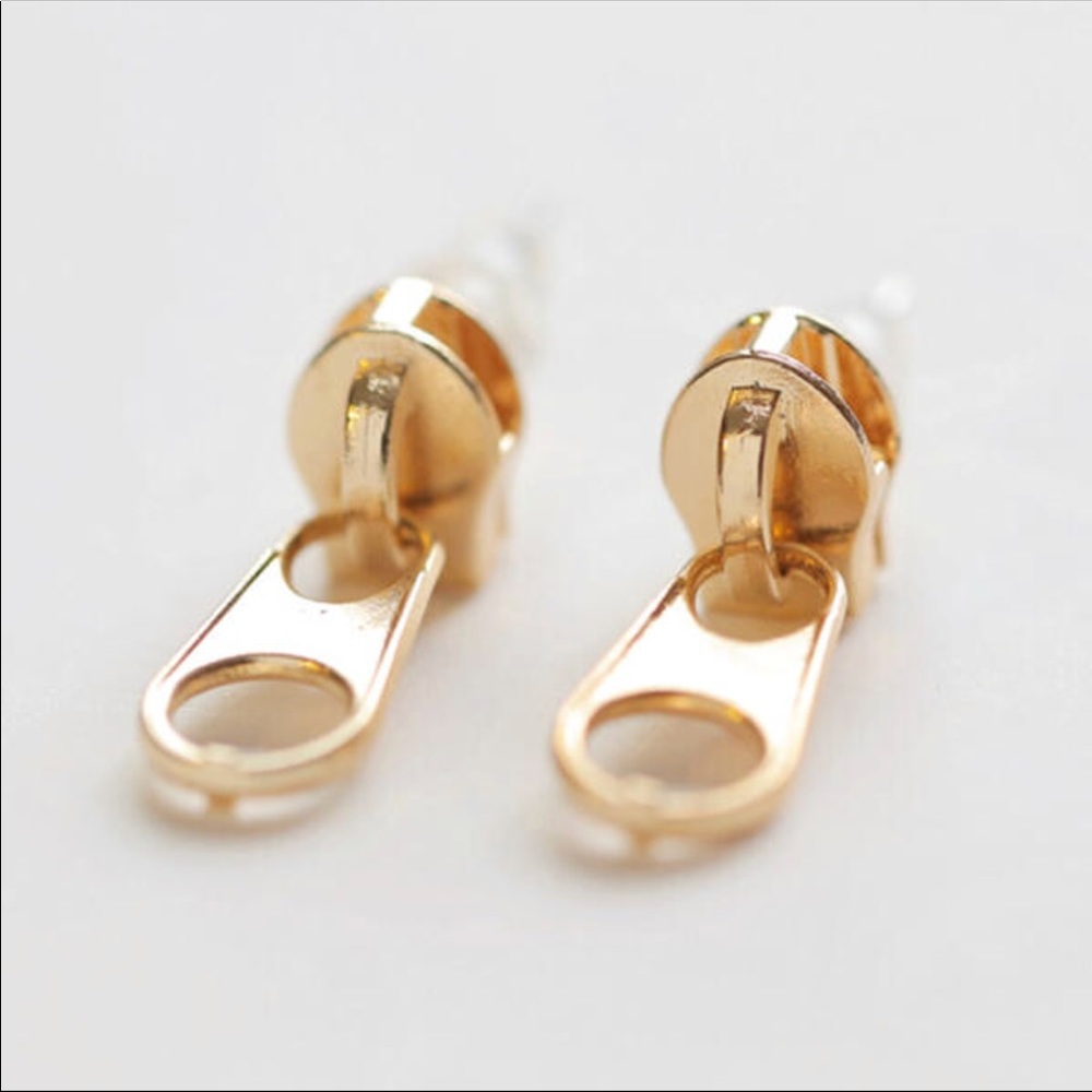 Gold Plated Zipper Pull Studs